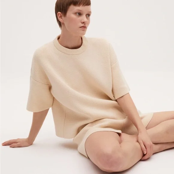 Babaa no35 Natural Jumper & Shorts Set - Picture 2 of 13